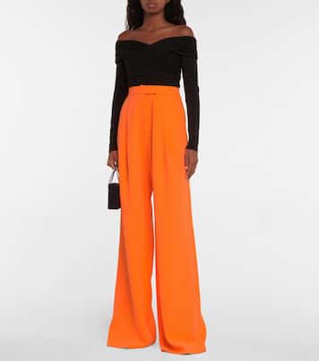 Pantalon ample Hale à taille haute | Alex Perry