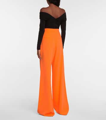 Pantalon ample Hale à taille haute | Alex Perry