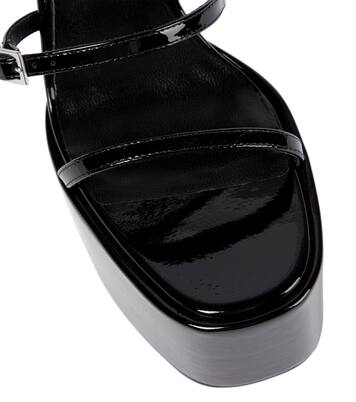 Plateausandalen Jessica aus Lackleder | Paris Texas