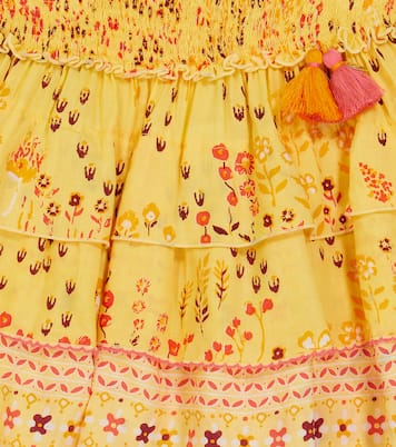 Ariel floral mini skirt | Poupette St Barth Kids