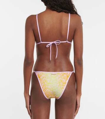 Haut de bikini triangle imprimé | Stella McCartney
