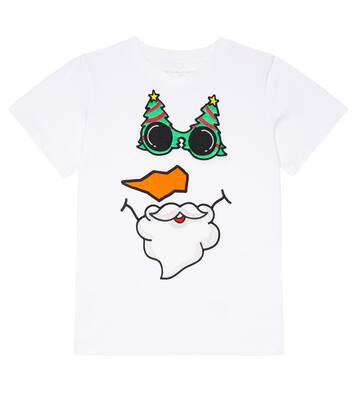 Embroidered cotton jersey T-shirt | Stella McCartney Kids