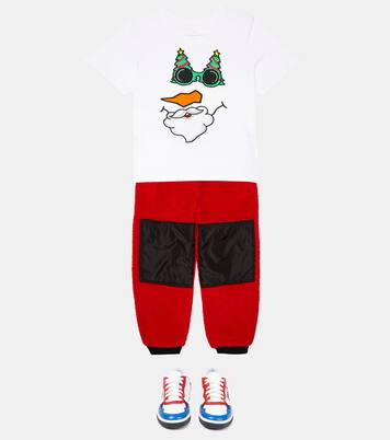 Embroidered cotton jersey T-shirt | Stella McCartney Kids