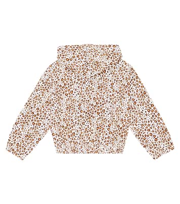Bedruckte Kapuzenjacke aus Jersey | Monnalisa