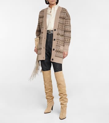 Lerry Fair Isle wool cardigan | Marant Etoile