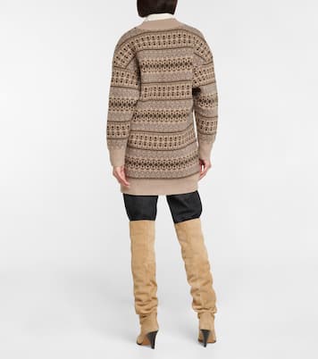 Lerry Fair Isle wool cardigan | Marant Etoile