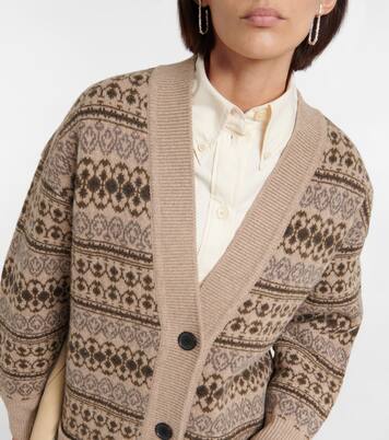 Lerry Fair Isle wool cardigan | Marant Etoile