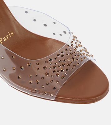 Nudes Verzierte Pantoletten Degramule | Christian Louboutin