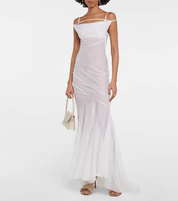 Silk blend gown | Jacquemus