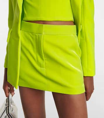 Minirock Lark aus Samt | Alex Perry