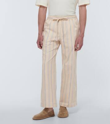 Floral jacquard pants | Commas
