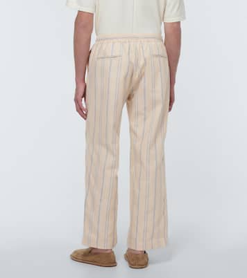 Floral jacquard pants | Commas