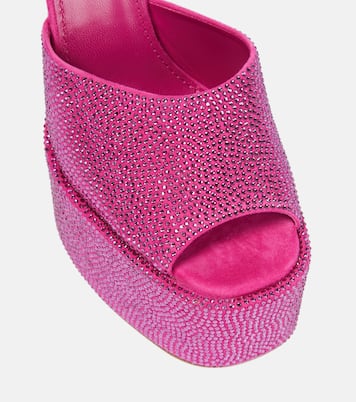 Verzierte Plateau-Pantoletten Holly 105 | Paris Texas