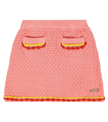 Embroidered cotton miniskirt | Moschino Kids