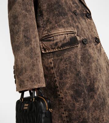 Bleached denim coat | Miu Miu