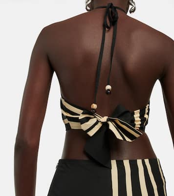 Robe longue en coton à ornements | SIR