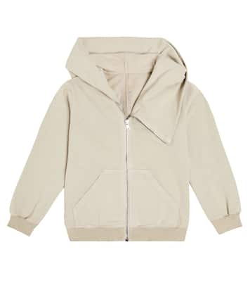 Mountain cotton jersey hoodie | Rick Owens Kids