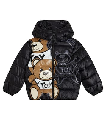 Printed puffer jacket | Moschino Kids