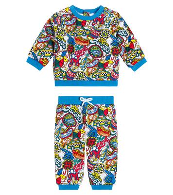 Baby cotton sweatshirt and sweatpants set | Marc Jacobs Kids