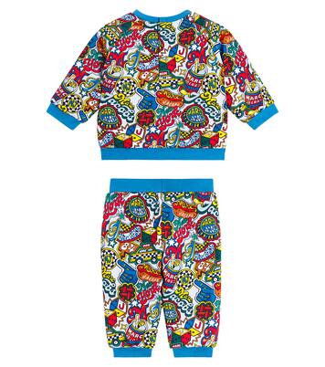 Baby cotton sweatshirt and sweatpants set | Marc Jacobs Kids