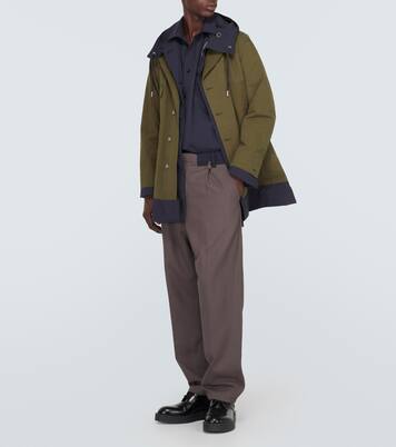 Reversible cotton-blend ripstop coat | Sacai