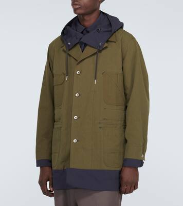 Reversible cotton-blend ripstop coat | Sacai