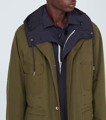 Reversible cotton-blend ripstop coat | Sacai