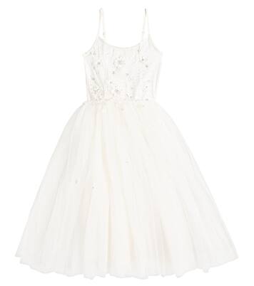 Ceramic ruffled tulle dress | Tutu Du Monde