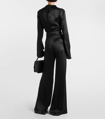 Weite Hose Mabon aus Seide | Gabriela Hearst