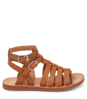 Sandali Plagette Gladiator in pelle | Pom d'Api