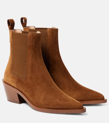 Ankle Boots Wylie aus Veloursleder | Gianvito Rossi