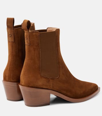Ankle Boots Wylie aus Veloursleder | Gianvito Rossi