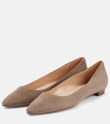 Ballerinas Lanza BB aus Veloursleder | Manolo Blahnik
