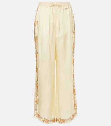Bedruckte Hose aus Satin | Marni