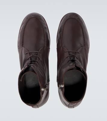 Leather ankle boots | Auralee