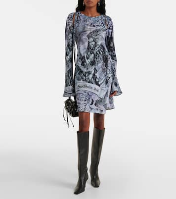 Printed wrap dress | Acne Studios
