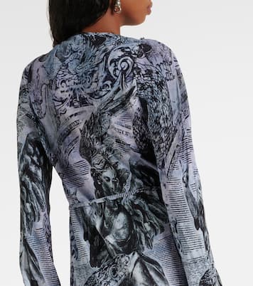 Printed wrap dress | Acne Studios