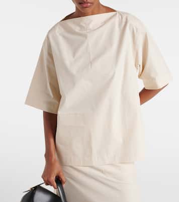 T-Shirt aus Baumwoll-Jersey | Toteme