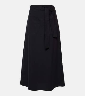 Cotton midi skirt | Toteme