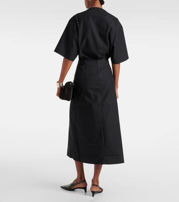 Cotton midi skirt | Toteme