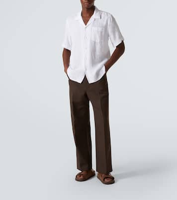 Charli linen bowling shirt | Vilebrequin