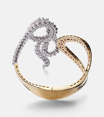 Bracelet Golden Strada en or jaune et blanc 18 ct et diamants | Yeprem