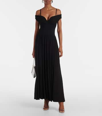 Off-Shoulder-Maxikleid Amarantha aus Jersey | Simkhai