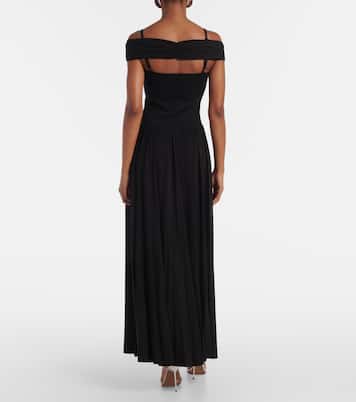 Off-Shoulder-Maxikleid Amarantha aus Jersey | Simkhai
