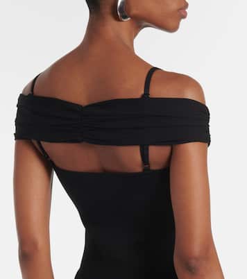 Off-Shoulder-Maxikleid Amarantha aus Jersey | Simkhai