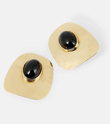 Embellished clip-on earrings | Saint Laurent