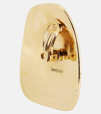 Embellished clip-on earrings | Saint Laurent