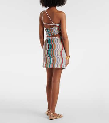 Minirock aus Häkelstrick | Missoni