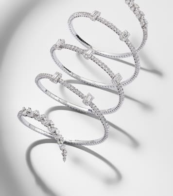 Y-Couture 18kt white gold bracelet with diamonds | Yeprem