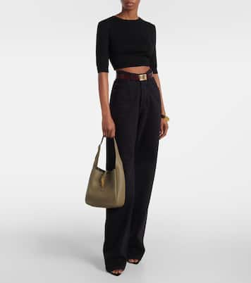 Cropped-Top aus Wolle | Saint Laurent
